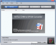 ImTOO CHM to EPUB Converter screenshot